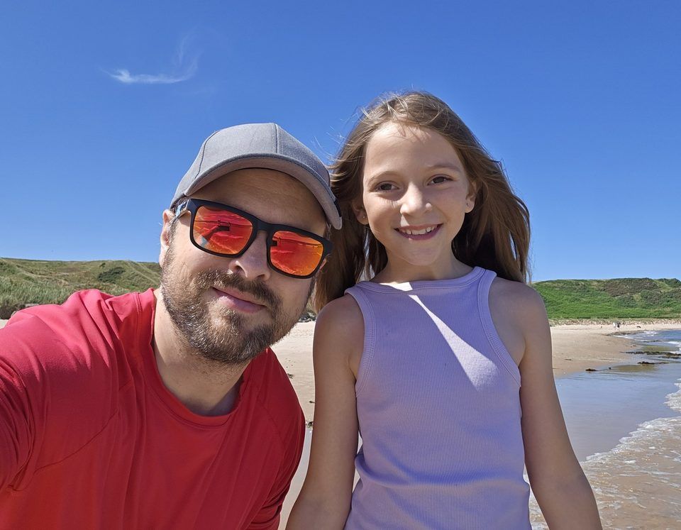 Chris from Colourjam with his daughter Lauren